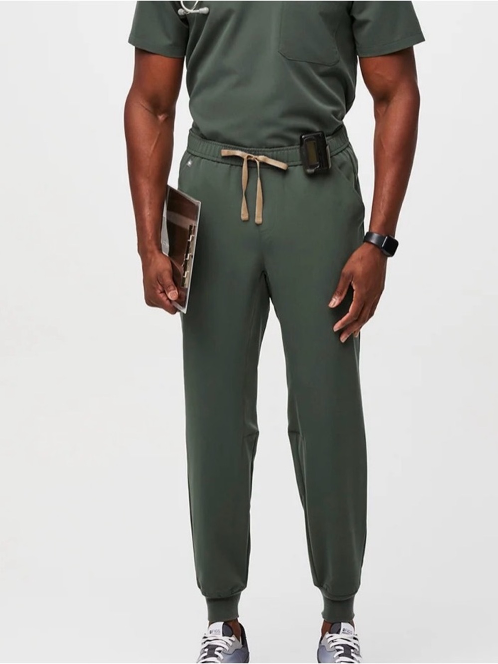 Figs Men’s Tansen Jogger Scrub Pant, Moss Green, Small